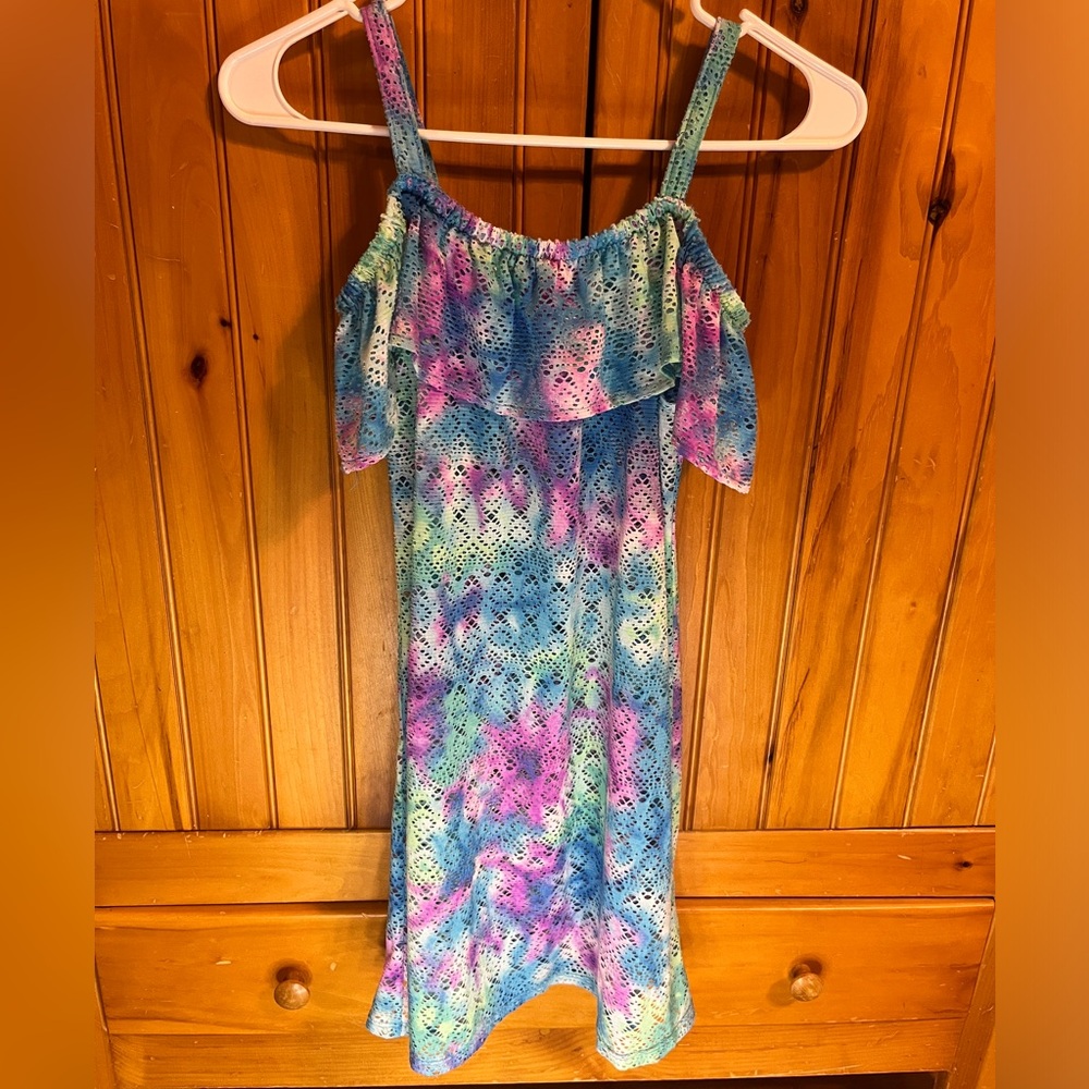 JUSTICE Multicolor Swim Cover Size 12/14 (Girls)